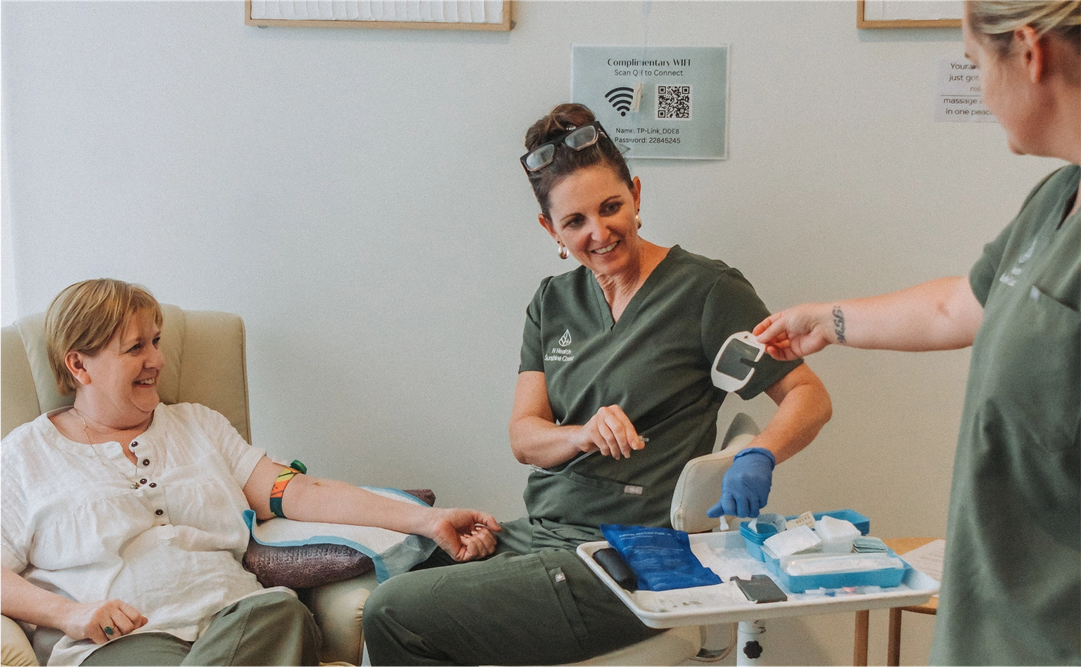 IV Health Sunshine Coast clinic team providing clinician-led care