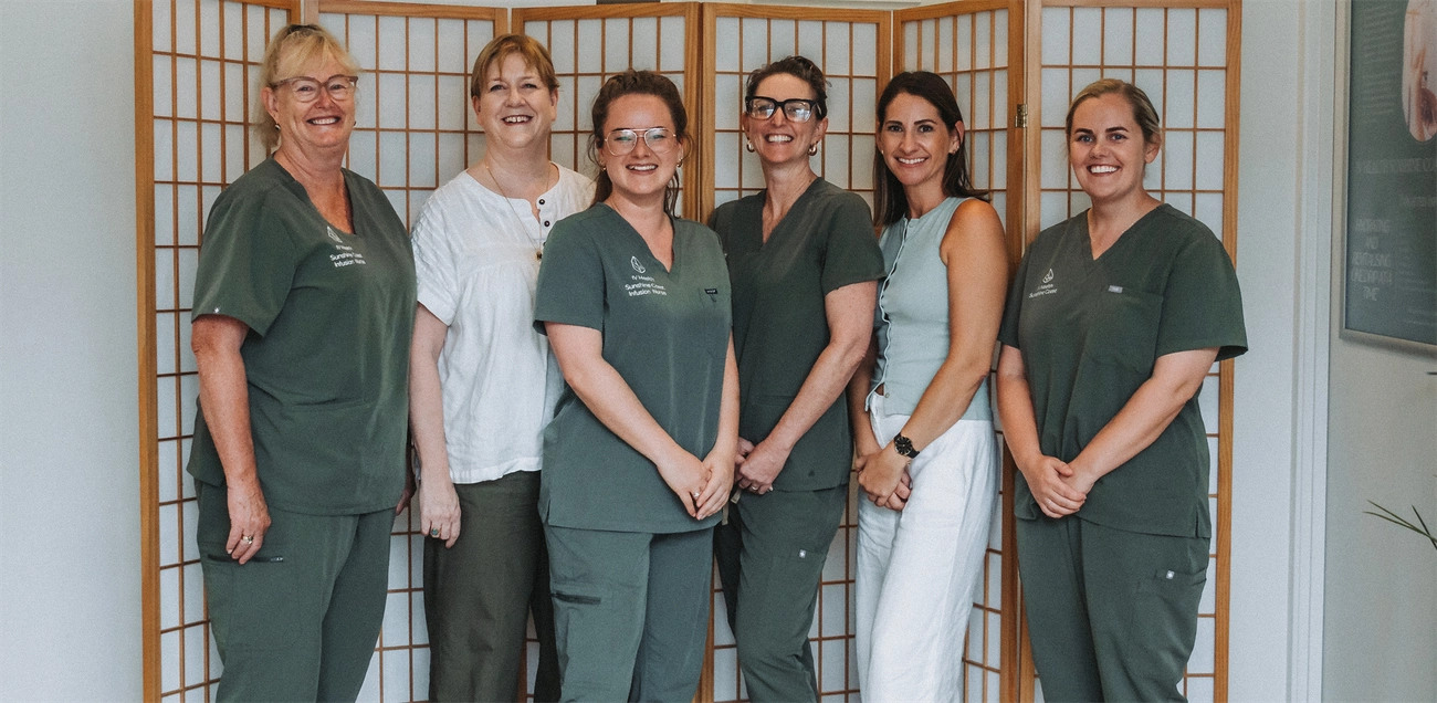 IV Health Sunshine Coast clinic team providing clinician-led care